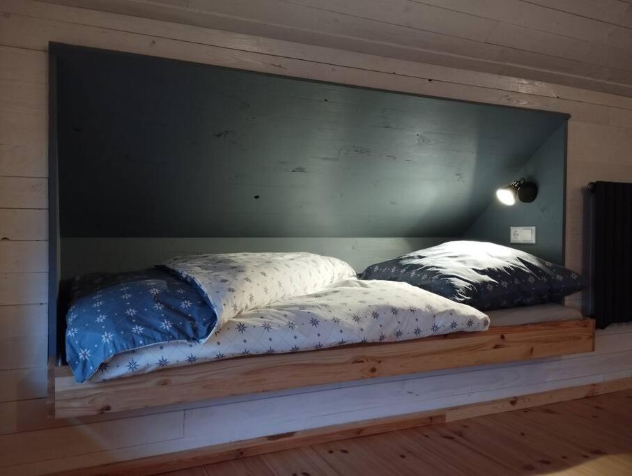 Gemuetliches Holzhaus Am See Warin ภายนอก รูปภาพ